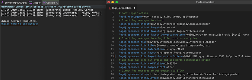 Customization of log patterns